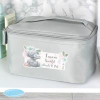 Personalised Me to You Floral Grey Make Up Wash Bag Extra Image 2 Preview
